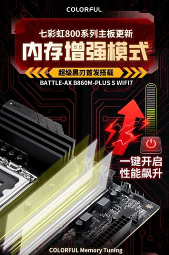 Технология Colorful Memory Tuning Mode повышает производительность памяти до 14%
