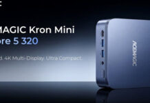 В основе мини-ПК ACEMAGIC Kron Mini K5 расположится процессор Intel Core 5 320