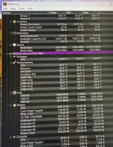 Активация датчика Hot Spot на NVIDIA RTX 5000 вызвала волну перегретых видеокарт Активация датчика Hot Spot на NVIDIA RTX 5000 вызвала волну перегретых видеокарт