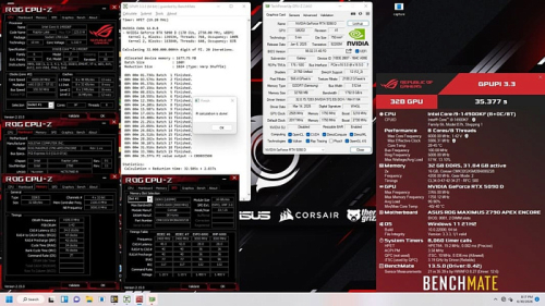 GeForce RTX 5090D разогналась до 4002 MHz и установила рекорд в GPUPI v3.3 - 32B GeForce RTX 5090D разогналась до 4002 MHz и установила рекорд в GPUPI v3.3 - 32B
