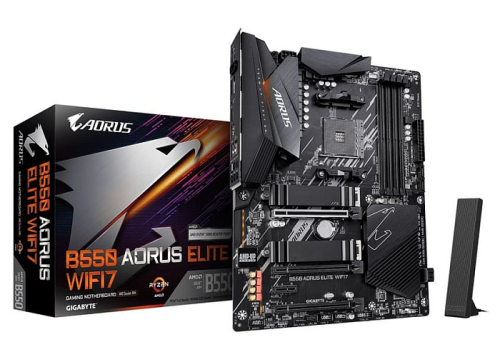 GIGABYTE выпустила обновлённую материнскую плату B550 AORUS ELITE WIFI7 для AM4