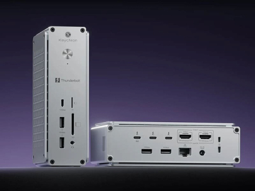 Первая док-станция от Keychron предлагает 14 разъёмов, в том числе три Thunderbolt 5