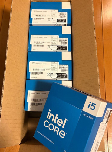 В Японии покупатель процессора Intel Core i5-14400 по ошибке получил пять экземпляров