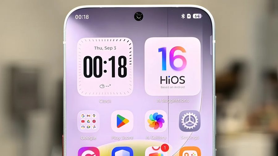 Tecno показала первый рабочий безрамочный смартфон — экран упирается в алюминий без чёрной окантовки