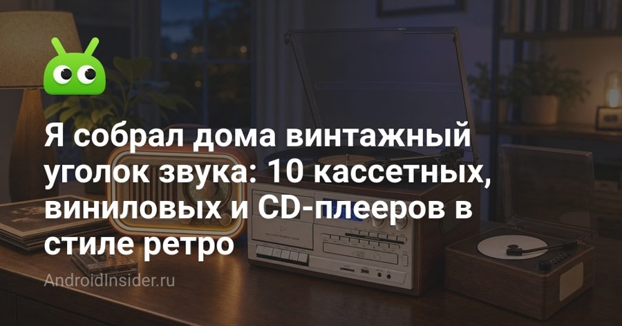 Винтаж на AliExpress: 10 плееров с Bluetooth и USB-C для кассет, винила и CD