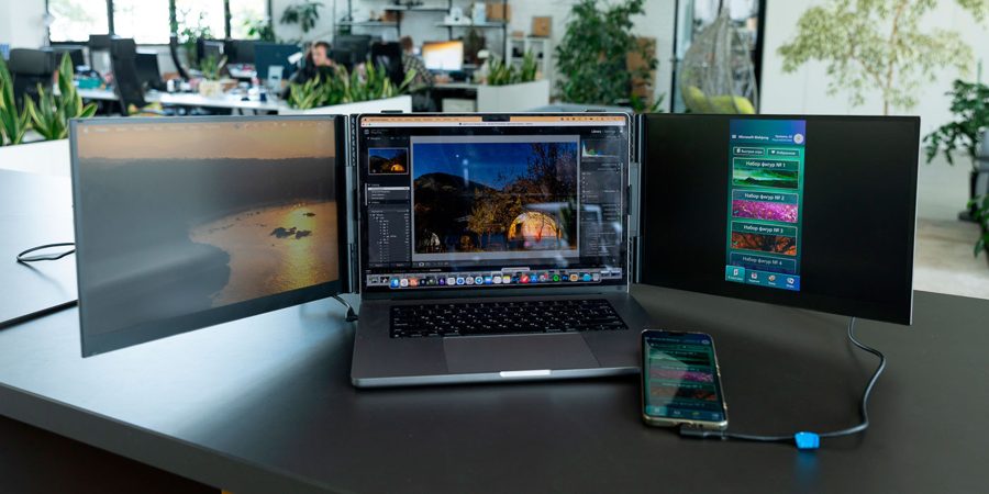 Blackview выпустила три портативных монитора-расширителя для ноутбуков и смартфонов