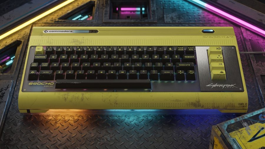 Commodore 64 превратили в «Cyberpunk 2077»-консоль с уникальным дизайном и демо-игрой