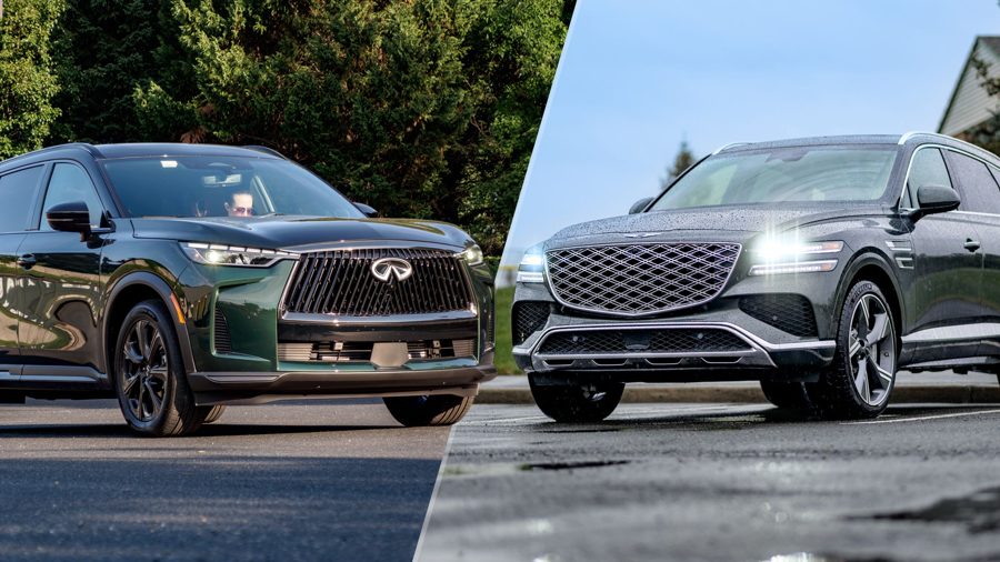 Genesis GV80 против Infiniti QX60: какой премиум-кроссовер с тремя рядами стоит своих денег