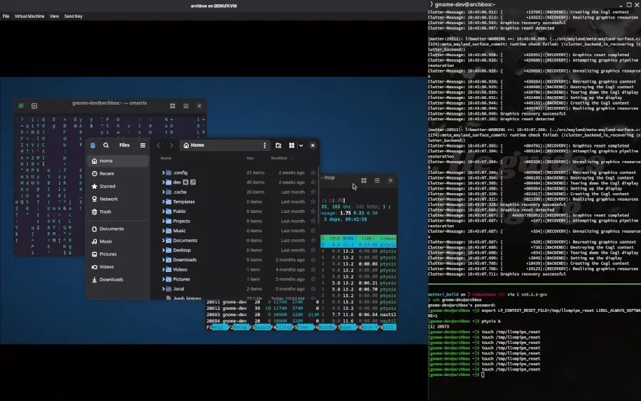 GNOME Mutter научился переживать сброс GPU — Shell UI пока не восстанавливается