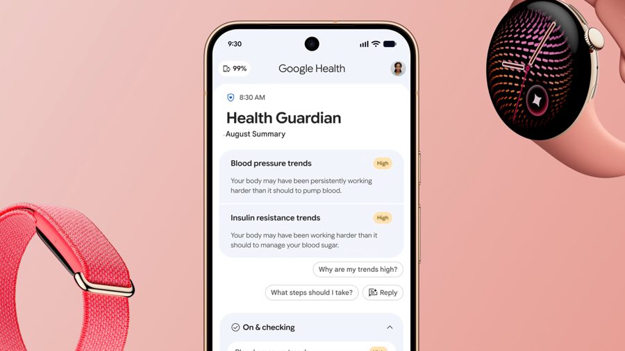 Google добавит в Pixel Watch отслеживание инсулинорезистентности без прокола пальца