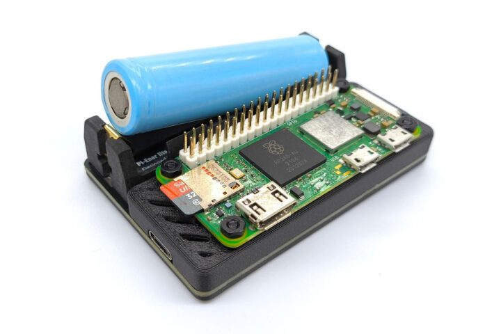 Компактный UPS для Raspberry Pi Zero: 18650, RTC и индикатор заряда на одной плате