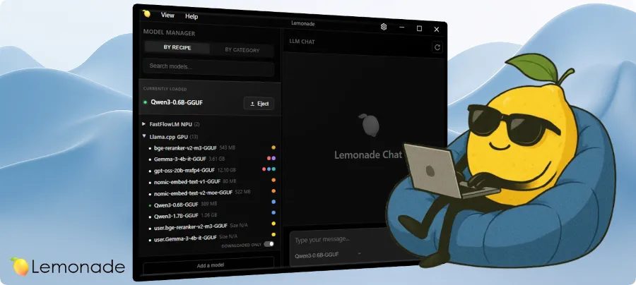 Lemonade 11.6 добавила поддержку Muse Glimmer 30B и генерацию изображений на ROCm