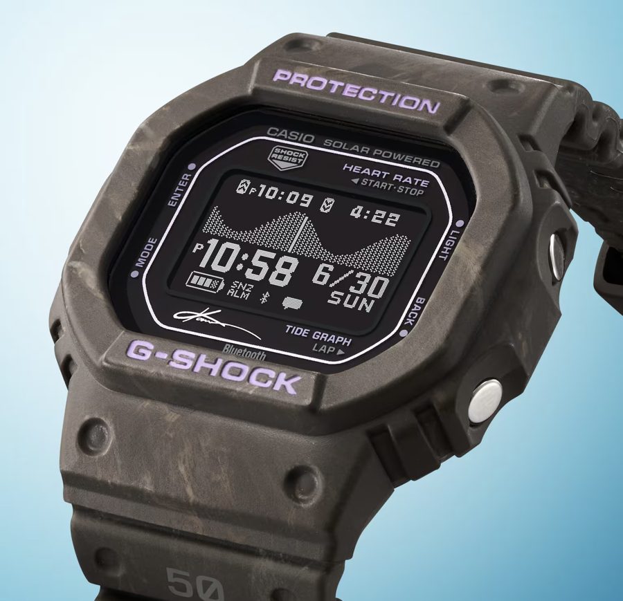 Новые часы Casio с пульсометром за $370: коллаборация с сёрфером Канoa Игараси