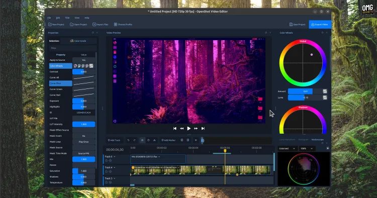 OpenShot 4.0 получил цветокоррекцию и запись с экрана — обновление спустя годы ожидания