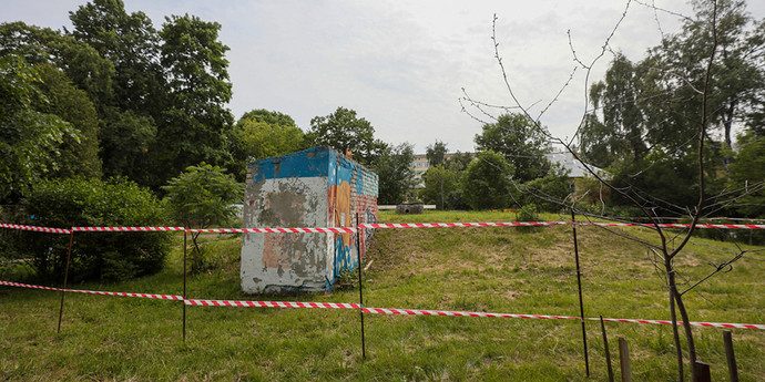 В центре Минска снесут аварийное бомбоубежище — на его месте появится зеленая зона