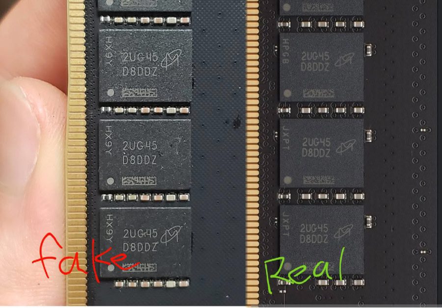 Внутри планки Kingston Fury DDR5 обнаружились чипы DDR4 — подделку не видно без вскрытия