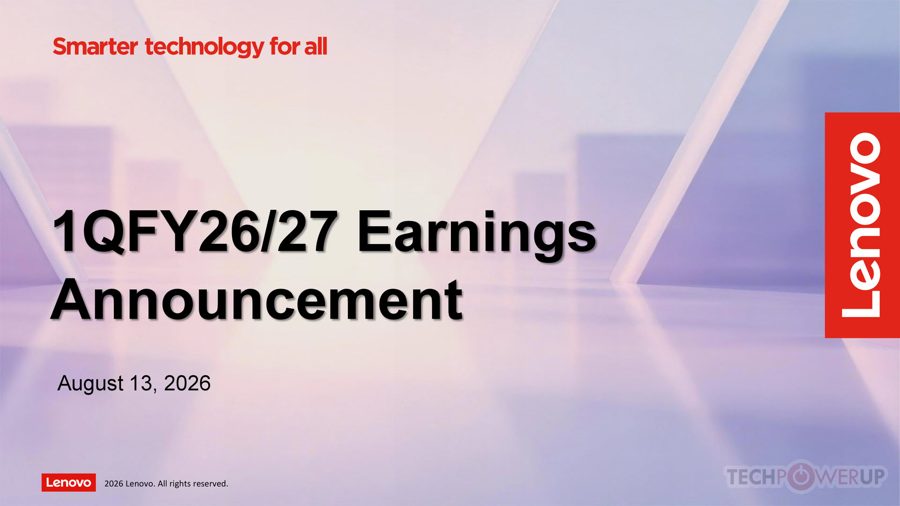 Выручка Lenovo выросла на 43% до рекордных $26,9 млрд — впервые за квартал компания заработала больше $1 млрд чистой прибыли