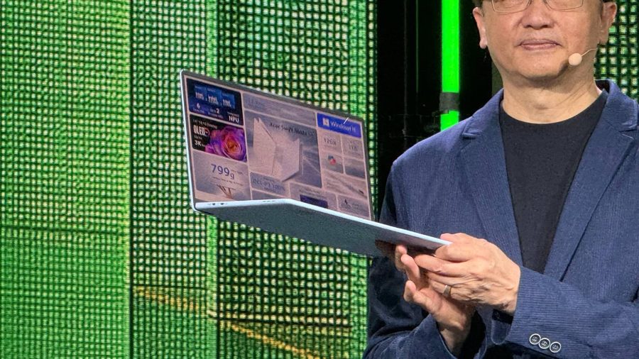 Acer показала ноутбук весом 799 граммов — легче почти всех конкурентов