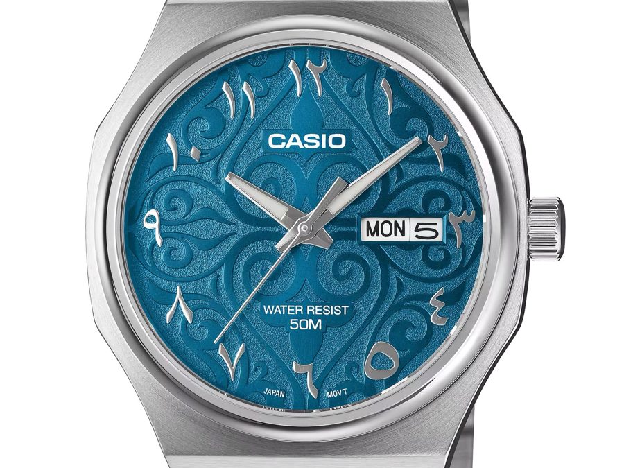 Casio выпустила пять расцветок MTP-E735AR с арабским узором на циферблате Casio выпустила пять расцветок MTP-E735AR с арабским узором на циферблате