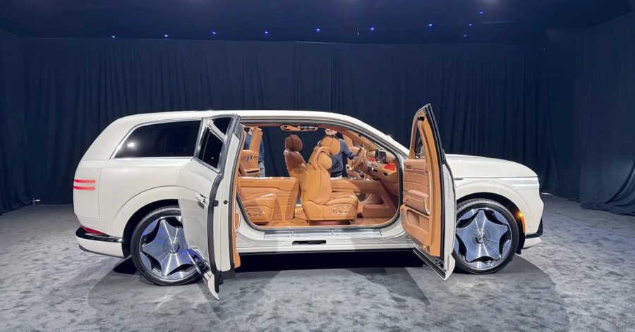 Genesis GV90 предложит 16 цветов кузова с «визуальными историями» — от Seychelles Beige до Baena Green