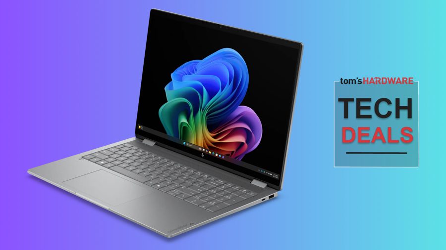 HP OmniBook X Flip подешевел на 47%: 16-дюймовый OLED-ноутбук с Ryzen AI 5 стоит $699