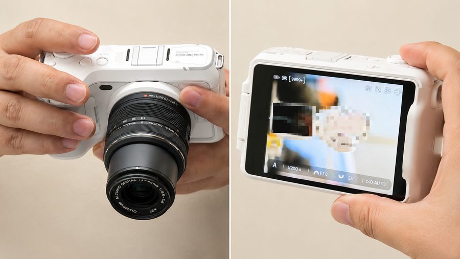 Insta360 бросит вызов японским гигантам: первая китайская беззеркалка с «невообразимой» формой