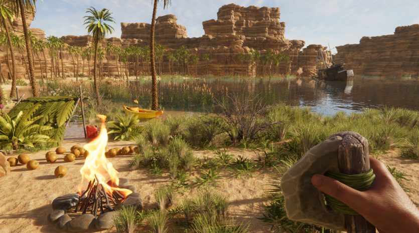 Симулятор выживания Stranded Deep 2 меняет океан на пустыню с бегемотами и аллигаторами