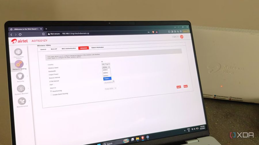 Снижение ширины канала Wi-Fi замедлило скорость, но сделало сеть стабильнее
