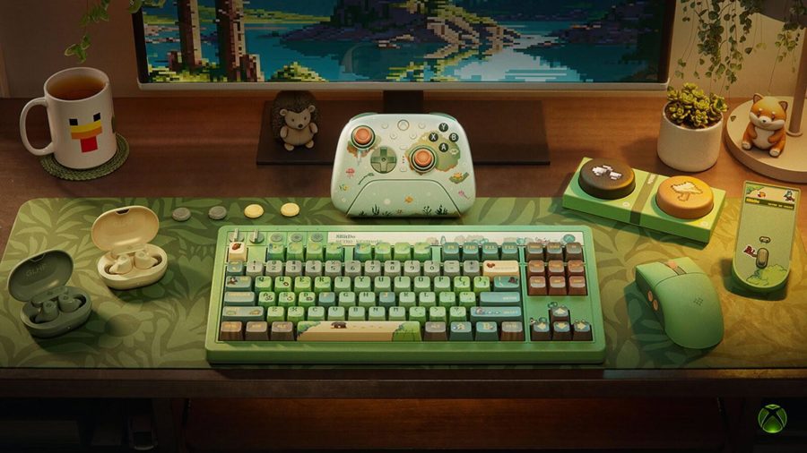 Xbox выпустила уютную коллекцию периферии: клавиатура, мышь, геймпад и наушники